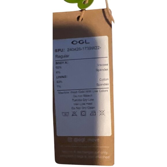 OGL White NWT Slinky Square Open-Back Brami Tank Top xl - Picture 4 of 9